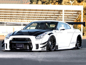 Kit Carrozzeria Larga Stile LB Type 2 in Fibra di Vetro FRP per <span class=keywords><strong>Nissan</strong></span> <span class=keywords><strong>GTR</strong></span> R35 - Product Image 2