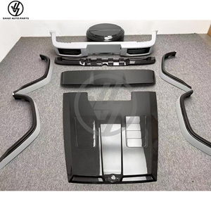 ชุดแต่งคาร์บอนไฟเบอร์แบบแห้ง เงา ลายทวิลล์ สำหรับรถยนต์ G-class G63 AMG W464 G500 ปี 2019-2024 ฝากระโปรงหน้า/ท้าย - Product Image 5