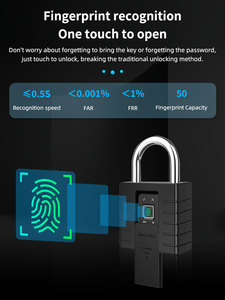 KENRONE Zinc Alloy Anti-shear Waterproof <strong>Fingerprint</strong> Smart <strong>Padlock</strong> With Tuya APP Digital <strong>Padlock</strong> - Product Image 6