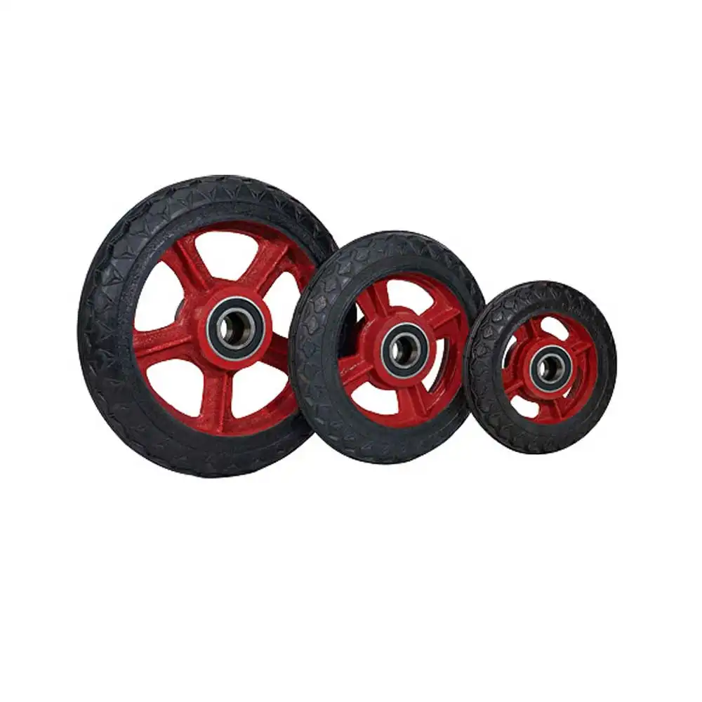 Резиновые колеса для тележек, сверхпрочные роликовые колеса, 5 дюймов, 6 дюймов, 8 дюймов, 10 дюймов, 12 дюймов, 14 дюймов, резиновые колеса для тележек