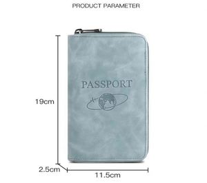 Custom Personalized Logo Business <b>Gift</b> Set PU Cover Passport Wallet Card Pocket RFID Protection for Corporate Festivals - Product Image 2