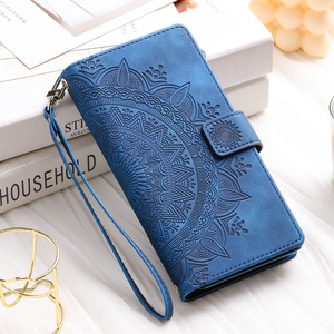 เคสโทรศัพท์หนัง PU มีซิปกระเป๋าลายดอกไม้ดอกลปเตอร์ช่องใส่การ์ดทวีคูณฝาพับสำหรับ iPhone 16 PRO MAX 16 Pro A-989 - Product Image 6