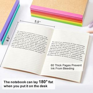 Libreta de Tapa Dura Portátil A5, Papel en Blanco, Color Arcoíris, Agenda Diaria, Regalo - Product Image 2