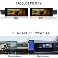 Radio de Coche con Pantalla Táctil IPS de 12.3 Pulgadas, Android 13, Reproductor de Video, GPS, Navegador para Chery ICAR 03 2024, Estéreo para Copiloto y Pasajero