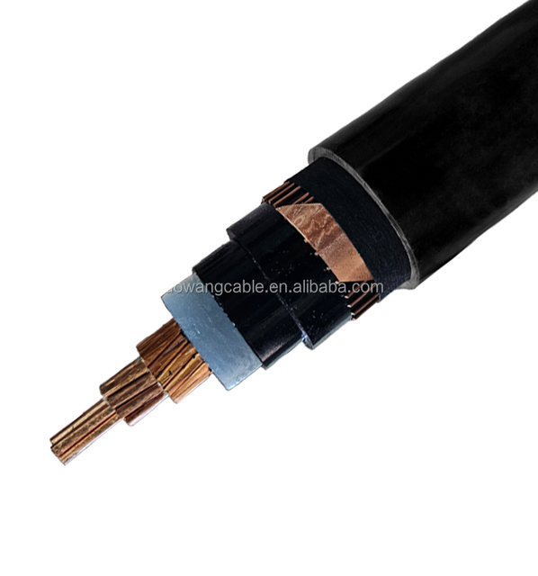 18/30kV N2XSY Kabel XLPE Insulated PVC Sheathed Single Core 1X300mm 400mm 500mm Copper Medium Voltage Underground Power Cable