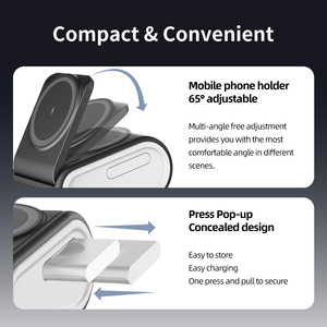 Lámpara de cargador inalámbrico magnético portátil de diseño único 15W para <span class=keywords><strong>iPhone</strong></span> 12-17 Apple Watch AirPods OJD-<span class=keywords><strong>133</strong></span> - Product Image 5