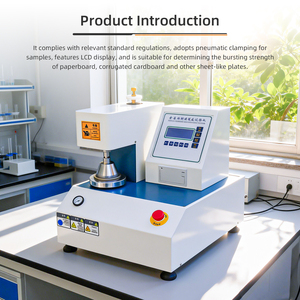 Kartonbruchprüfgerät |   Misst präzise die Berstfestigkeit von Kartons |   für die Qualitätskontrolle in der Fabrik und die Kontrolle von Eingangsmaterialien - Product Image 2