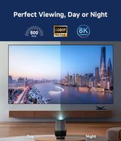 Proyector X7AR 1080P HD de la Mejor Relación Calidad-Precio con Lámpara de 30000H, Autoenfoque, 2G de RAM y 8GB de ROM para Uso en el Hogar y Dormitorios