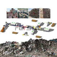Équipement intégré de traitement des déchets solides municipaux, système de tri automatique des DSG pour l'enterrage dans les décharges