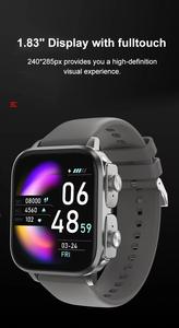 سماعات أذن 2 في 1 وساعة ذكية للرجال والنساء لهاتف Android IOS مقاومة للماء جهاز تعقب معدل ضربات القلب ضغط الدم الأكسجين الرياضة Smartwa - Product Image 6