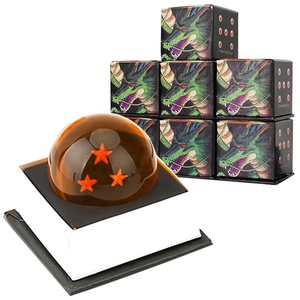 7.6cm Drag-on-Ball Z DBZ Anime Crystal Ball <span class=keywords><strong>Goku</strong></span> Shenron Drag-on Ball 7 étoiles Résine PVC Action Figure Modèle Jouets Poupées Enfants Cadeau - Product Image 2