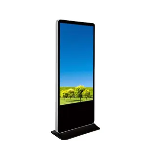 Indoor 55 75 85 pollici lettore pubblicitario LCD Touch Screen Digital Signage Stand da pavimento chiosco 4K schermo trasparente e Display per Hotel