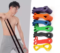Bandas Elásticas de Resistencia TPE para Fitness, Bandas de Resistencia de Alta Calidad para Entrenamiento de Fuerza y Asistencia en Dominadas