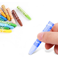 Crayon lavable non toxique, fournitures d'art créatifs pour enfants, ensemble cadeau d'fantaisie pour enfants, Crayons mats à huile douces