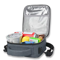 Enfriador de papel de aluminio de alta resistencia reutilizable, bolsa de almuerzo con aislamiento térmico ecológico, aislamiento de comida de Fitness personalizado, reutilizable