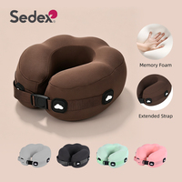 Cuscino da Viaggio Portatile di Alta Qualità, Senza Necessità di Scatola o Custodia, Cuscino a U in Memory Foam, Cotone Delicato sulla Pelle