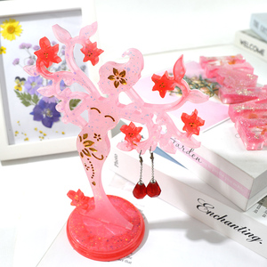 Cetakan Rak Perhiasan Epoxy DM096, Cetakan Silikon Kristal Buatan Tangan, Kerajinan Dekoratif DIY, Stand Pajangan Perhiasan, Resin Silikon Epoksi - Product Image 5