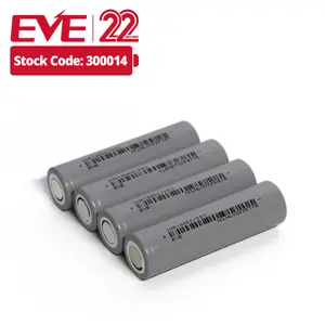 EVE 1865035Vバッテリー充電式リチウムバッテリーforEbike3.6Vリチウムイオン18650バッテリー3500Mah