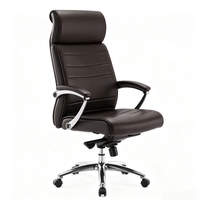 Chaise de bureau pivotante de luxe pour dirigeants, production en gros d'usine, mobilier de bureau, chaise de bureau en cuir pour écoles, hôpitaux, hôtels