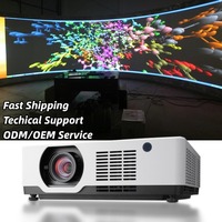 Projecteur laser professionnel 3LCD 6500 lumens Affichage incurvé immersif à 360 degrés Affichage sans soudure Résolution 4K Portable Garantie 1 an