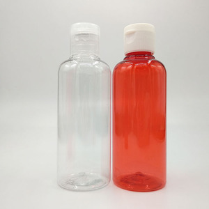 30ml 50ml 60ml 100ml Plastic PET Empty Clear Lotion <b>Shampoo</b> Bottle with Flip Top <b>Cap</b> - Product Image 4