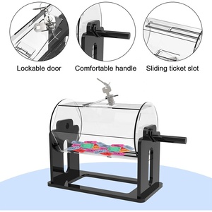 Tambor de Sorteo con Diseño Silencioso y Manivela Giratoria, Tambor Giratorio Resistente para Boletos de Rifa - Product Image 3