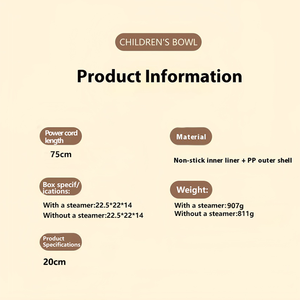 High End 2L <b>Non</b> <b>Stick</b> Electric <b>Pot</b> Tempered Glass Cover Household Hotel Use Temperature Control Multifunctional Steaming <b>Pot</b> - Product Image 4