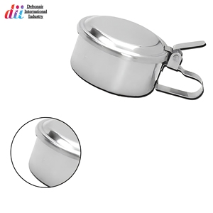 Mug et pot à mucosités en acier inoxydable médical avec couvercle 450 ml – Instruments personnalisés – Fournisseur en gros - Product Image 5