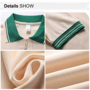 Polos de algodón en blanco al por mayor de alta calidad, camisetas con logotipo bordado personalizado, Polo unisex liso - Product Image 4