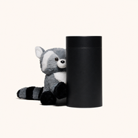 Mini Peluche Raton Laveur Chauffable au Micro-ondes