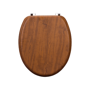 Abattant de toilettes en bois de style européen, design populaire, avec fermeture douce, dégagement rapide et charnières en acier inoxydable - Product Image 2