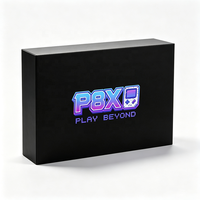 Boîte cadeau magnétique personnalisée de luxe avec logo dégradé et insert ajusté pour l'emballage d'accessoires de console de jeux vidéo