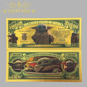 2026 Amerika Nieuwe 16 Soorten Amerikaanse Oorlogsbankbiljetten Anime Gouden Folie Bankbiljetten in 24K Goud voor Cadeaus - Product Image 3