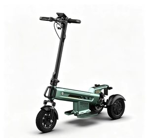 Trottinette pliable à trois roues, véhicule de transport à courte distance pour adultes avec batterie au lithium portable, trottinettes DURAPLUS - Product Image 4