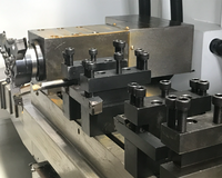 Tour CNC à lit plat horizontal H32, machine à un seul brocheur avec rail de guidage linéaire, mini tour CNC