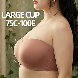 <span class=keywords><strong>Soutien</strong></span>-<span class=keywords><strong>gorge</strong></span> <span class=keywords><strong>invisible</strong></span> sans bretelles ultra-fin à <span class=keywords><strong>grande</strong></span> <span class=keywords><strong>taille</strong></span> pour femmes rondes, sans bretelles, sans dos, antidérapant, tube top - Product Image 4