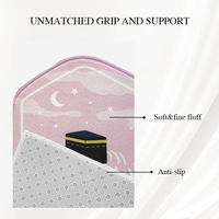 Tapis de prière musulman pour enfants en gros, tapis de prière Sajadah antidérapant en mousse à mémoire de forme pour un soutien optimal