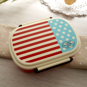 Bangduo Japanese Style Bento <b>Box</b> Single Layer Plastic Airtight <b>Microwaveable</b> <b>Lunch</b> <b>Box</b> Small Capacity With Divider - Product Image 2