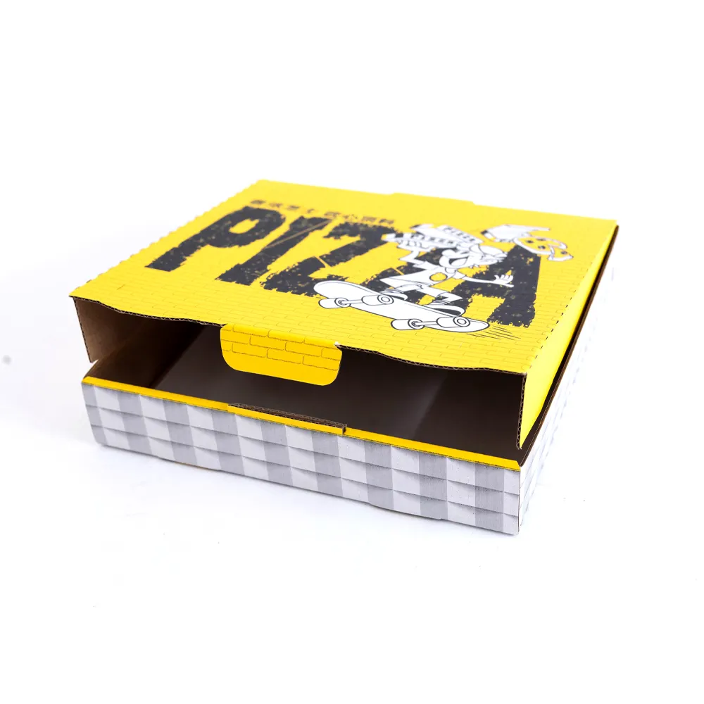 थोक 33 35 सेमी 30 कस्टम डिजाइन मुद्रित थोक सस्ते पिज्जा बॉक्स लोगो के साथ थोक सस्ते पिज्जा बक्से