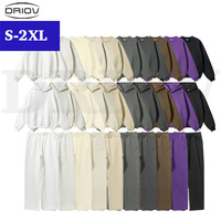Ensemble Surdimensionné Personnalisé Hiver Polaire Mode Tricot Survêtement Streetwear 2 Pièces Vierge Unisexe Hoodies et Pantalons de Survêtement