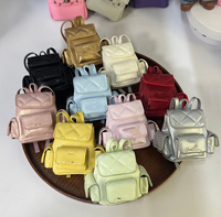 Nouveau Porte-monnaie carré en cuir de créateur avec fermeture éclair, porte-clés, broderie, couleurs mélangées, style décontracté, mini sac poupée, breloque porte-cartes