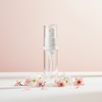 Botol Pompa Plastik Airless Mini 5ml 10ml 15ml Wadah Kosmetik Kosong untuk Perjalanan untuk Cairan Lotion Serum Perawatan Kulit
