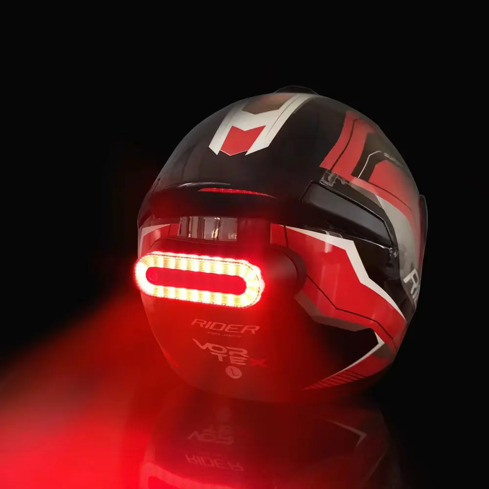 오토바이 부품 및 액세서리에 대 한 높은 밝기 헬멧 Led 자석 빛 충전 루스 파라 모토 Intergra 자기 조명