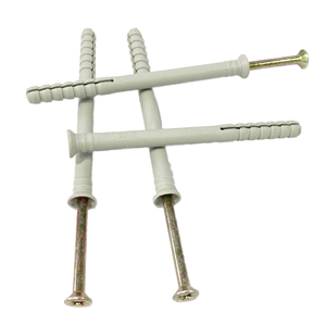 Cheville d'expansion en plastique pour fixation à marteau, vis, <span class=keywords><strong>clou</strong></span>, cheville murale, finition galvanisée, tête hexagonale, filetage M6 - Product Image 5