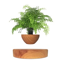 Maceta Magnética Levitante con Diseño en Forma de Tazón, Moderna y Redonda, Puede Cultivar Albahaca, Aloe Vera, Menta, Regalo Decorativo de Año Nuevo