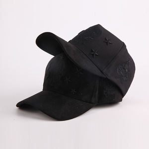 قبعات عالية الجودة مخصصة 5 قبعات للجري مطرزة للرجال بحافة منحنية من جلد الغزال لوحة رجالي مطرزة بشعار - Product Image 2