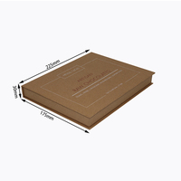 Caja de Regalo de Chocolate de Cartón Kraft con Recubrimiento UV, Relieve y Forro de Esponja, Precio Directo de Fábrica, Gran Venta