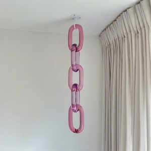Cadenas de resina personalizables con eslabones grandes y colores claros, eslabones grandes de resina multicolor disponibles por Fashion Craft India. - Product Image 4