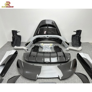 ชุดแต่งตัวถังรถยนต์คาร์บอนไฟเบอร์แบบกึ่งแห้งสไตล์ 765LT พร้อมกันชน สปอยเลอร์ ฝากระโปรง ท่อไอเสีย สำหรับ Mclaren 720s Coupe Spider - Product Image 6