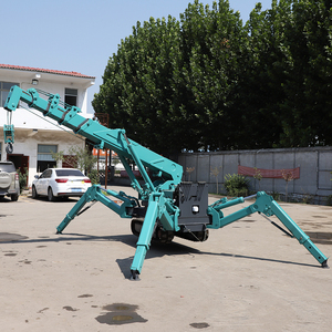 Gru Idraulica Compatta <span class=keywords><strong>per</strong></span> Esterni con Telecomando, Capacità di Sollevamento 3 Tonnellate, Piccola Gru a Braccio <span class=keywords><strong>per</strong></span> Container - Product Image 2